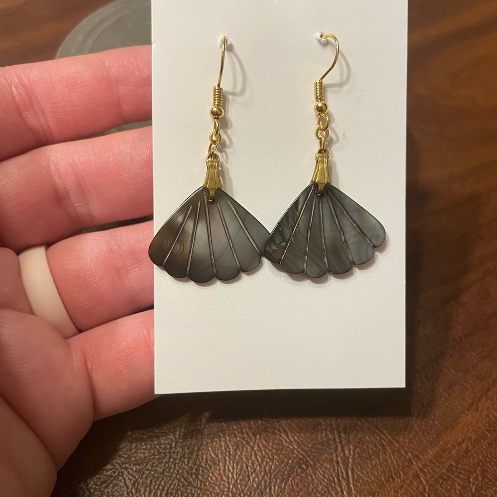 Abalone shell earrings